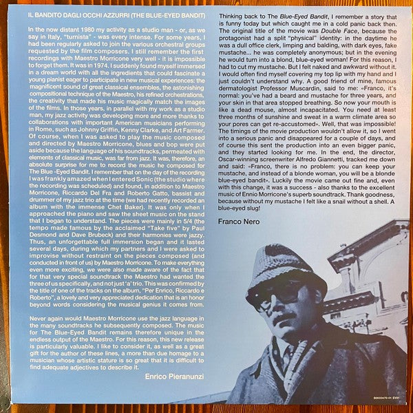 Ennio Morricone – The Blue-Eyed Bandit (LP Vinyl) Vinyl Record