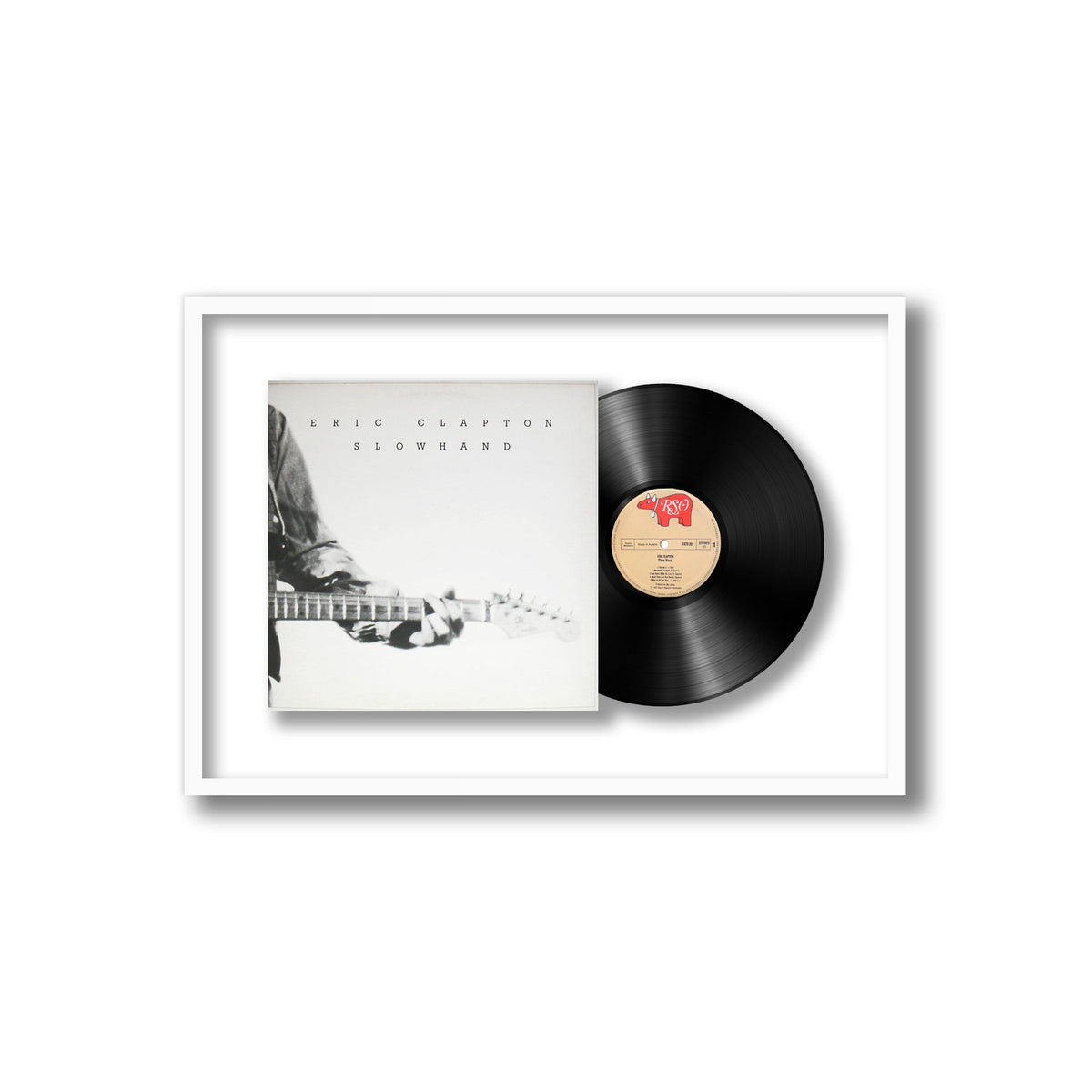 Eric Clapton - Slowhand - Framed Vinyl Record