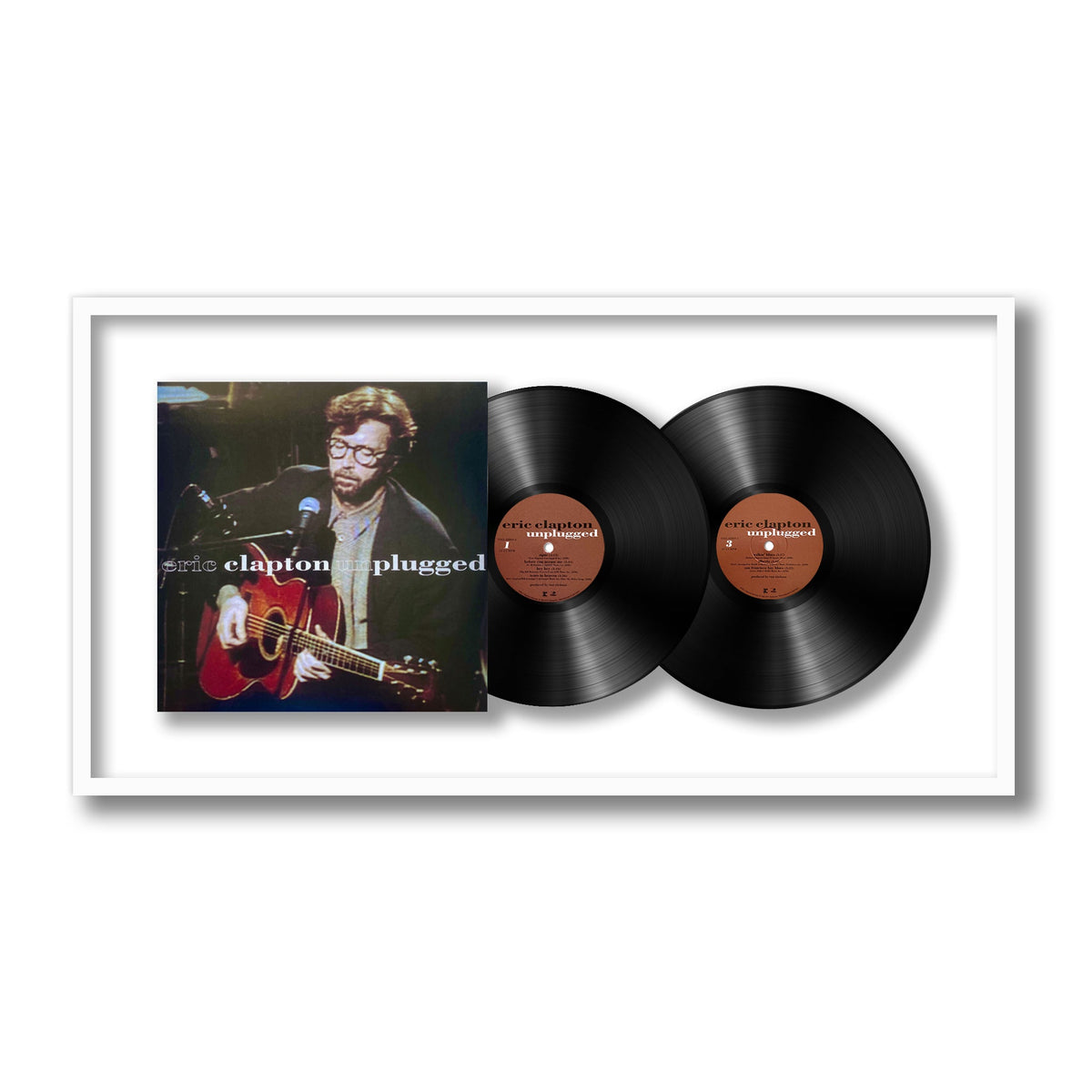 Eric Clapton - Unplugged - Framed Vinyl Record