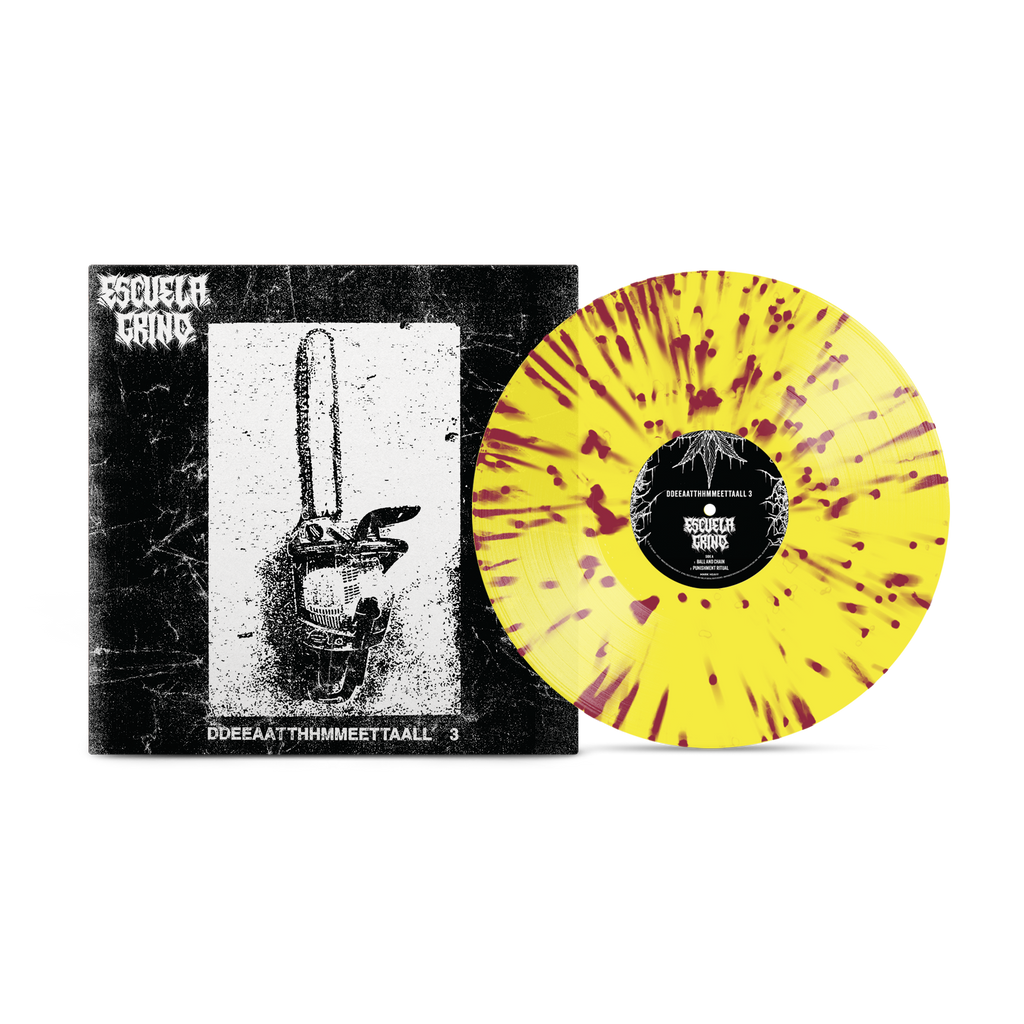 Escuela Grind - DDEEAATTHHMMEETTAALL Lemonade Splatter Vinyl Record