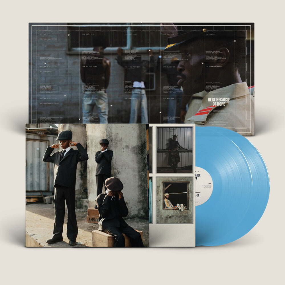Ezra Collective – Here Because Of Hope (Translucent Blue LP Vinyl) Vinyl Record