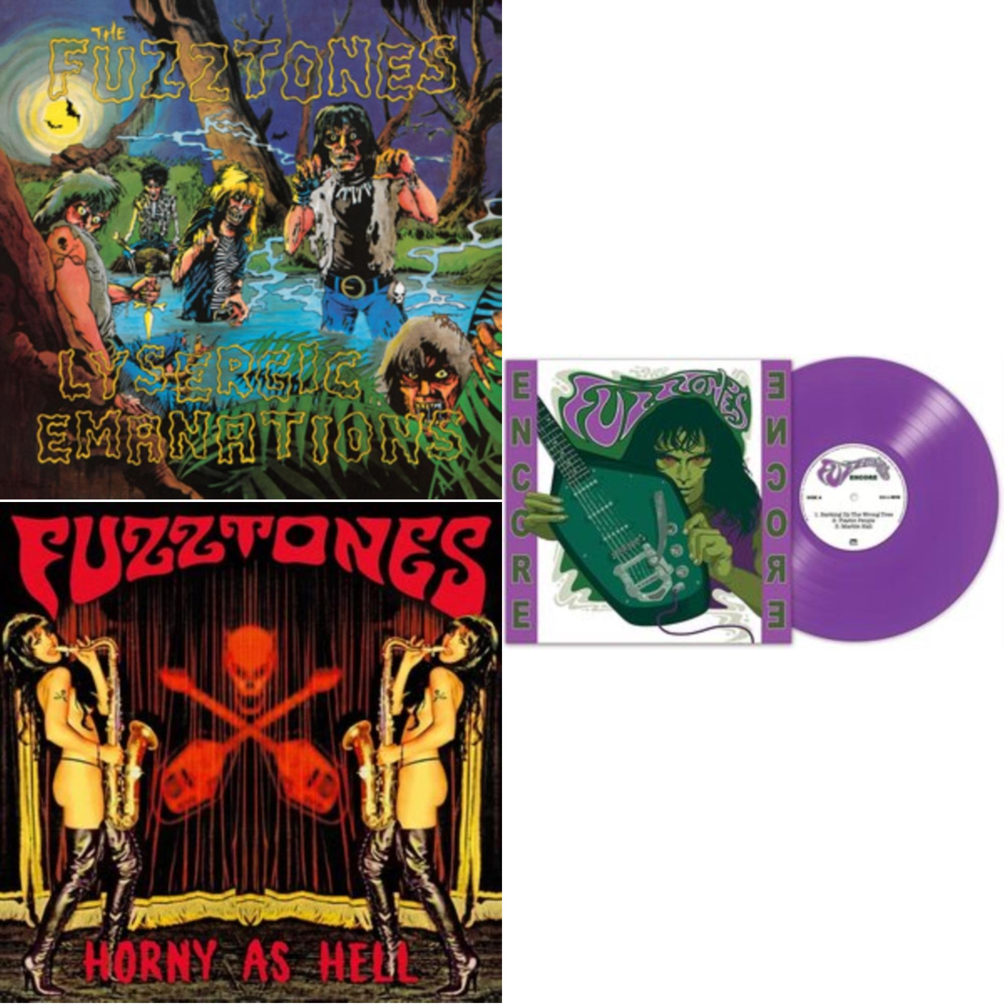 Fuzztones - Lysergic Emanations (1985) (Remastered & Expanded) & Horny As Hell & Encore (Purple LP Vinyl)