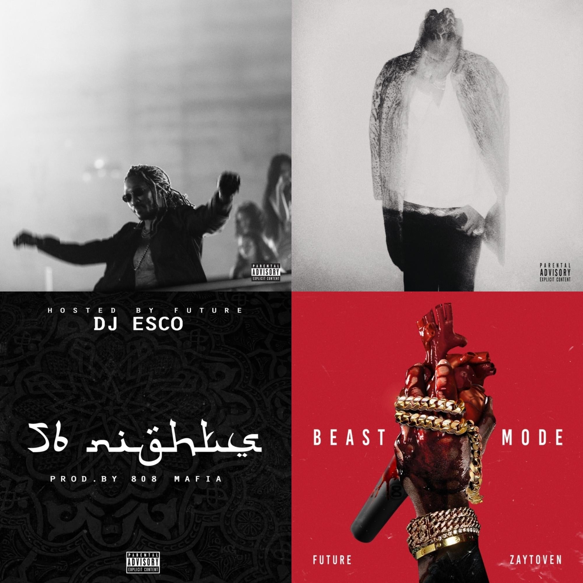 High Off Life (Pa) (2LP/140G) & Hndrxx (X) (2LP) & 56 Nights & Beast Mode (X)