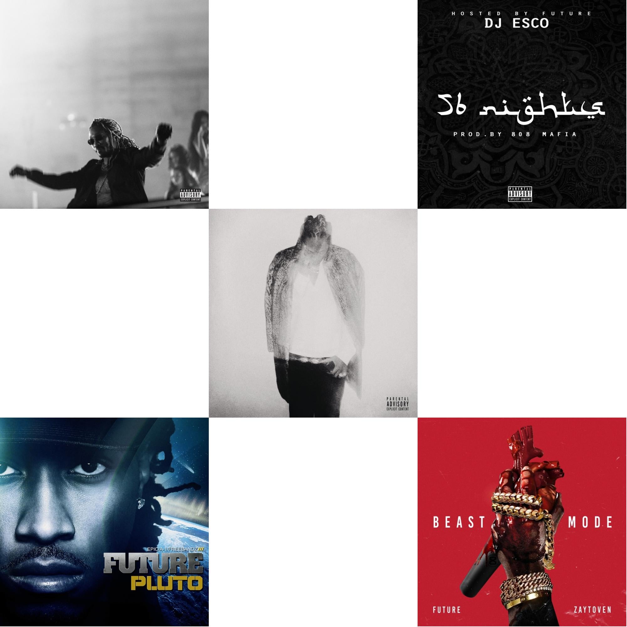High Off Life (Pa) (2LP/140G) & Pluto (X) (2LP) & Hndrxx (X) (2LP) & 56 Nights & Beast Mode (X)