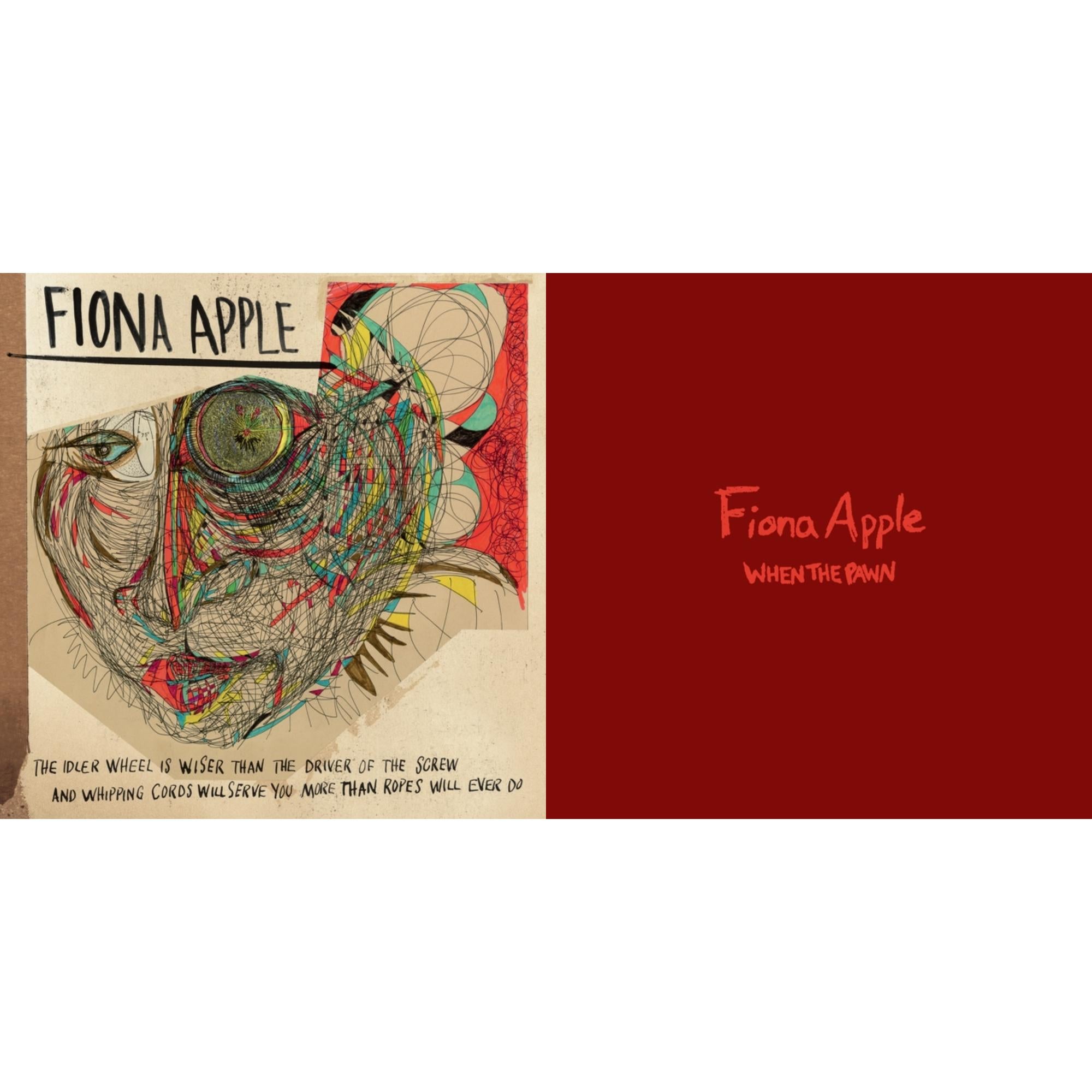 Fiona Apple - Idler Wheel Is Wiser Than The Driver Of The Screw & Whipping Cords Will Serve You More (180G) & When The Pawn… (180G) - LP Vinyl Bundle