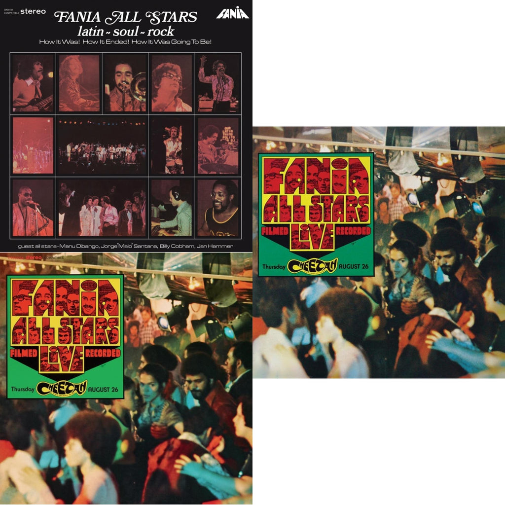 Fania All Stars - Latin-Soul-Rock (50Th Anniversary) & Live At The Cheetah, Vol. 1 (Yellow Smoke LP Vinyl) & Live At The Cheetah (Vol. 1)