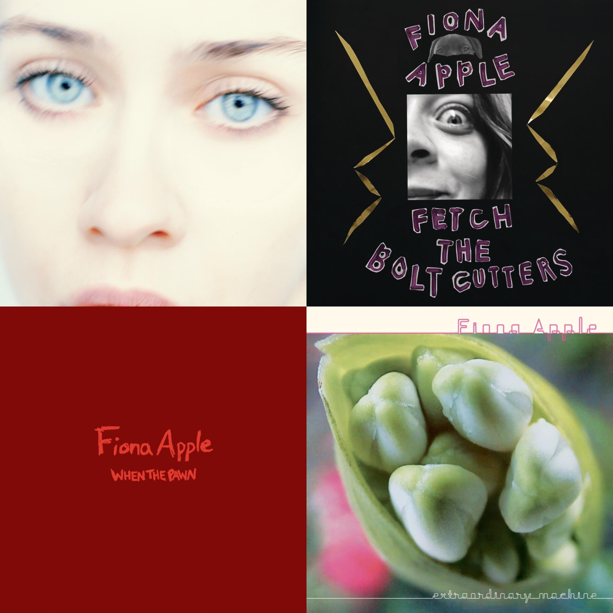 Fiona Apple - Tidal (2LP/180G/45 RPM) & Fetch The Bolt Cutters (180G/2LP/Dl Insert) & When The Pawn… (180G) & Extraordinary Machines (2LP/180G)