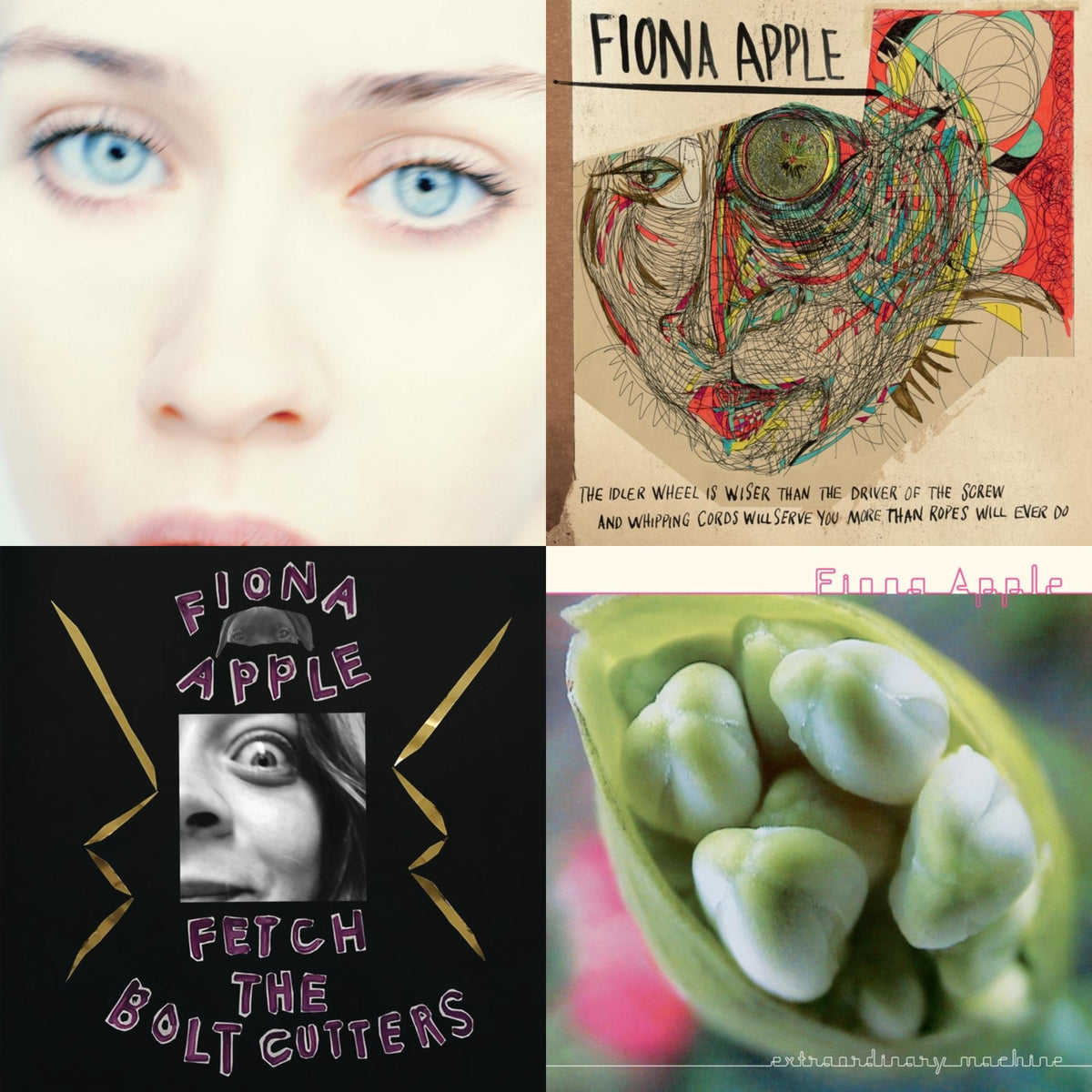 Fetch The Bolt Cutters (180G/2LP/Dl Insert) & Tidal (2LP/180G/45 RPM) & Idler Wheel Is Wiser Than The Driver Of The Screw & Whipping Cords Will Serve You More (180G) & Extraordinary Machines (2LP/180G)