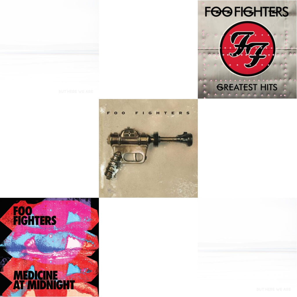 Medicine At Midnight (140G) & But Here We Are (White LP Vinyl) & But Here We Are & Greatest Hits (2LP/Dl Card/Gatefold) & Foo Fighters (Dl Card)