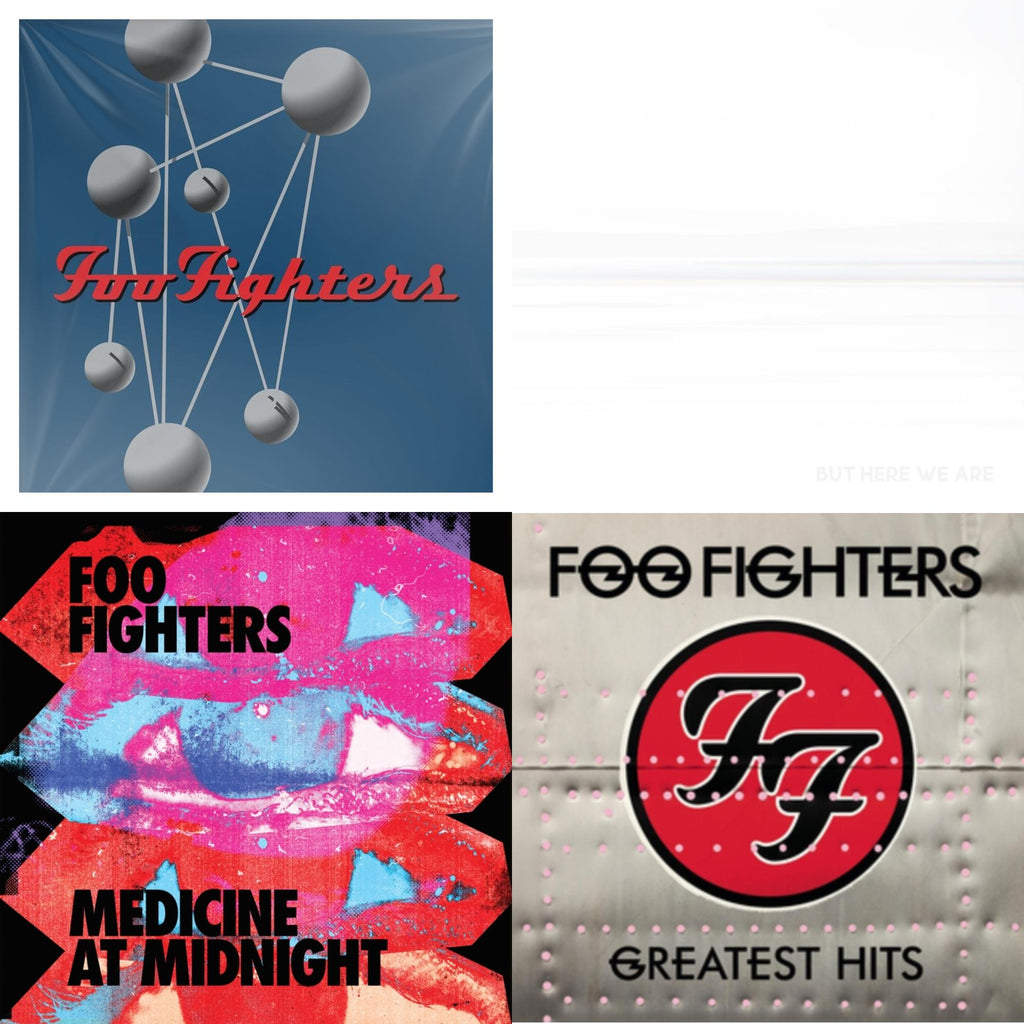 Medicine At Midnight (140G) & But Here We Are & Greatest Hits (2LP/Dl Card/Gatefold) & Colour & The Shape (2LP/Dl Card)