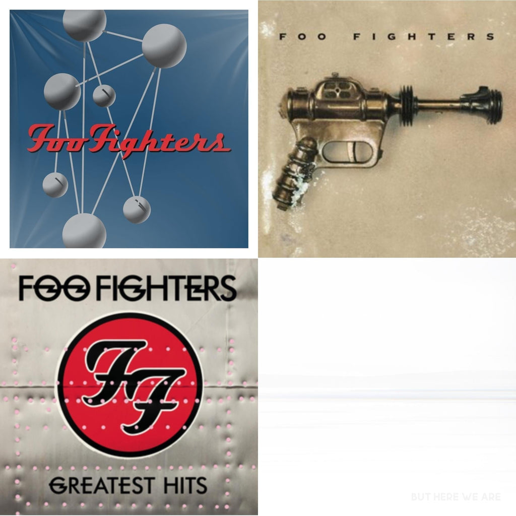 Foo Fighters - Colour & The Shape (2LP/Dl Card) & Foo Fighters (Dl Card) & Greatest Hits (2LP/Dl Card/Gatefold) & But Here We Are