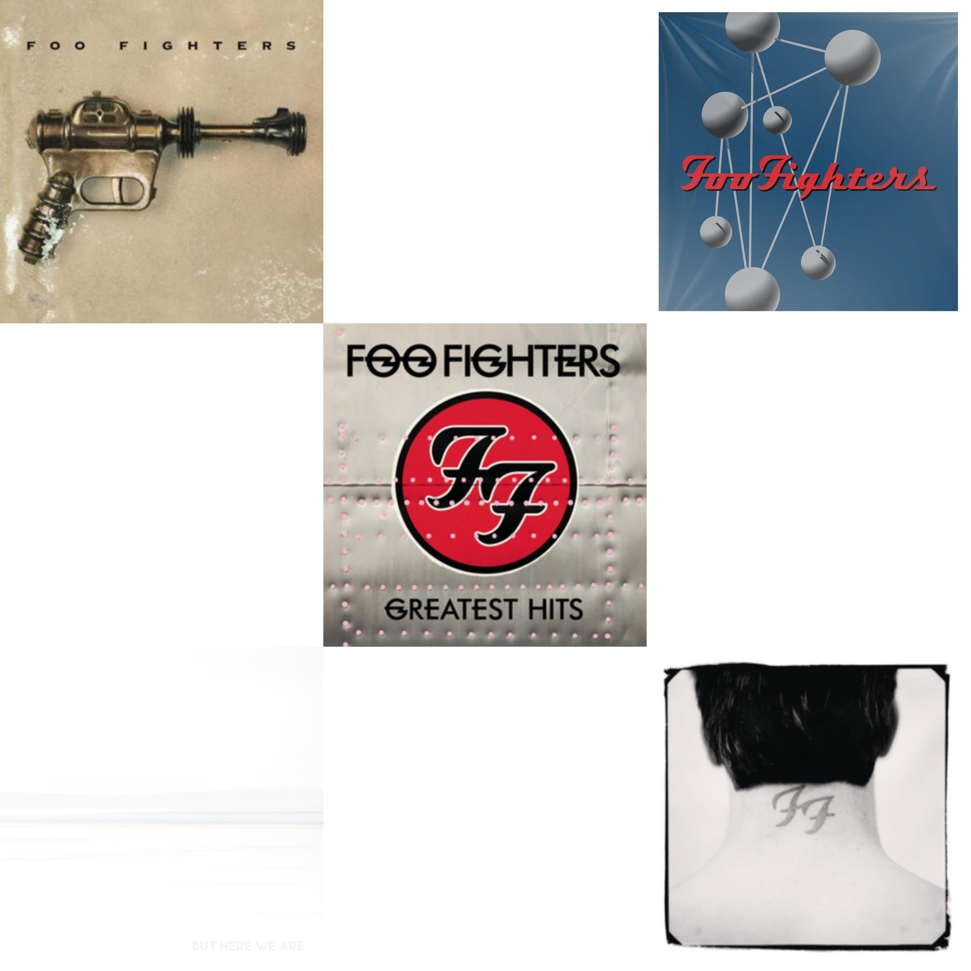 Foo Fighters - Foo Fighters (Dl Card) & But Here We Are & Greatest Hits (2LP/Dl Card/Gatefold) & Colour & The Shape (2LP/Dl Card) & There Is Nothing Left To Lose (2LP/Dl Card)