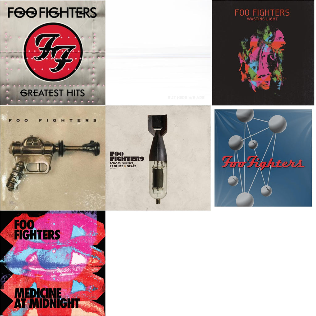 Medicine At Midnight (140G) & But Here We Are & Echoes Silence Patience & Grace & Greatest Hits (2LP/Dl Card/Gatefold) & Wasting Light (2LP/Dl Card/Gatefold) & Foo Fighters (Dl Card) & Colour & The Shape (2LP/Dl Card)