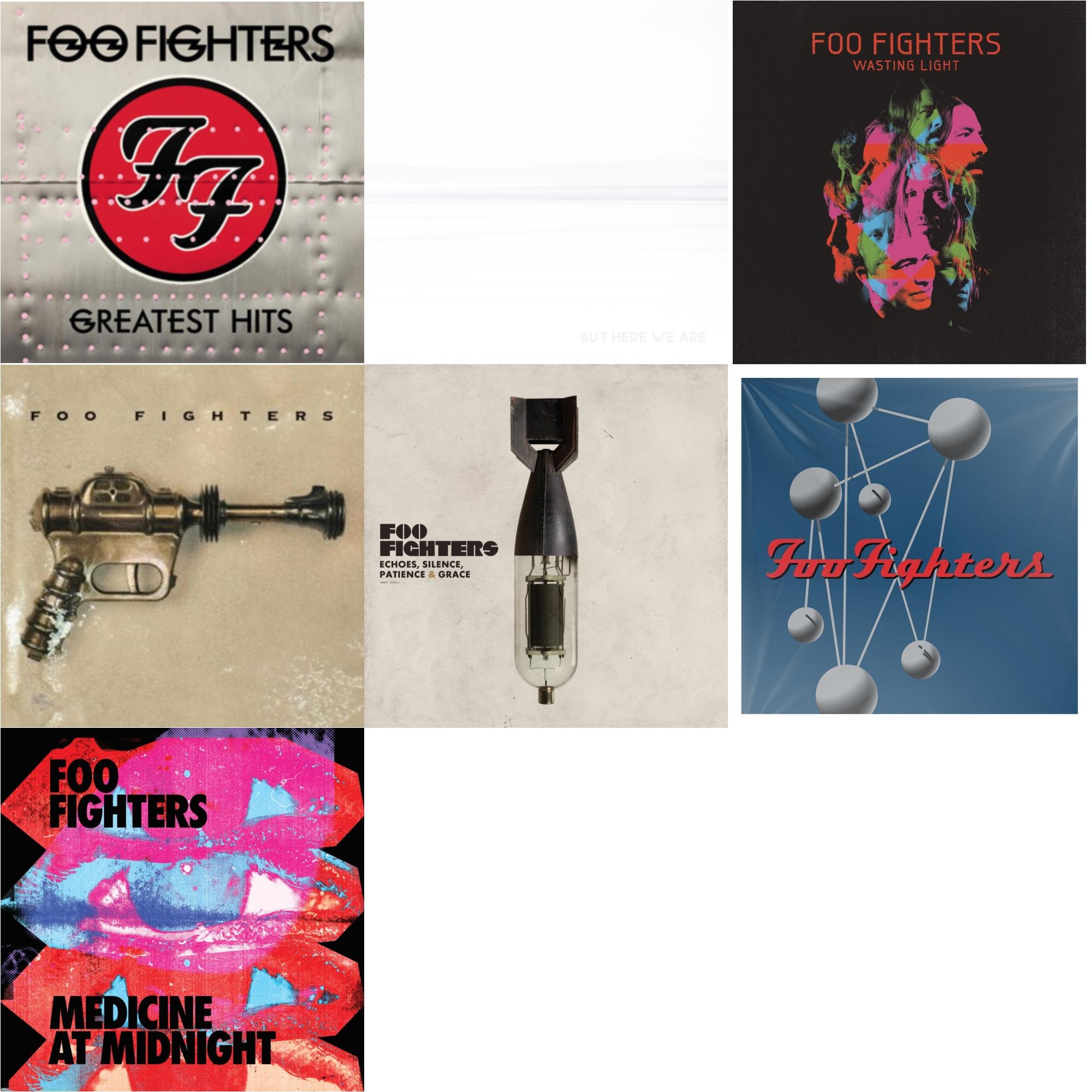 Medicine At Midnight (140G) & But Here We Are & Echoes Silence Patience & Grace & Greatest Hits (2LP/Dl Card/Gatefold) & Wasting Light (2LP/Dl Card/Gatefold) & Foo Fighters (Dl Card) & Colour & The Shape (2LP/Dl Card)
