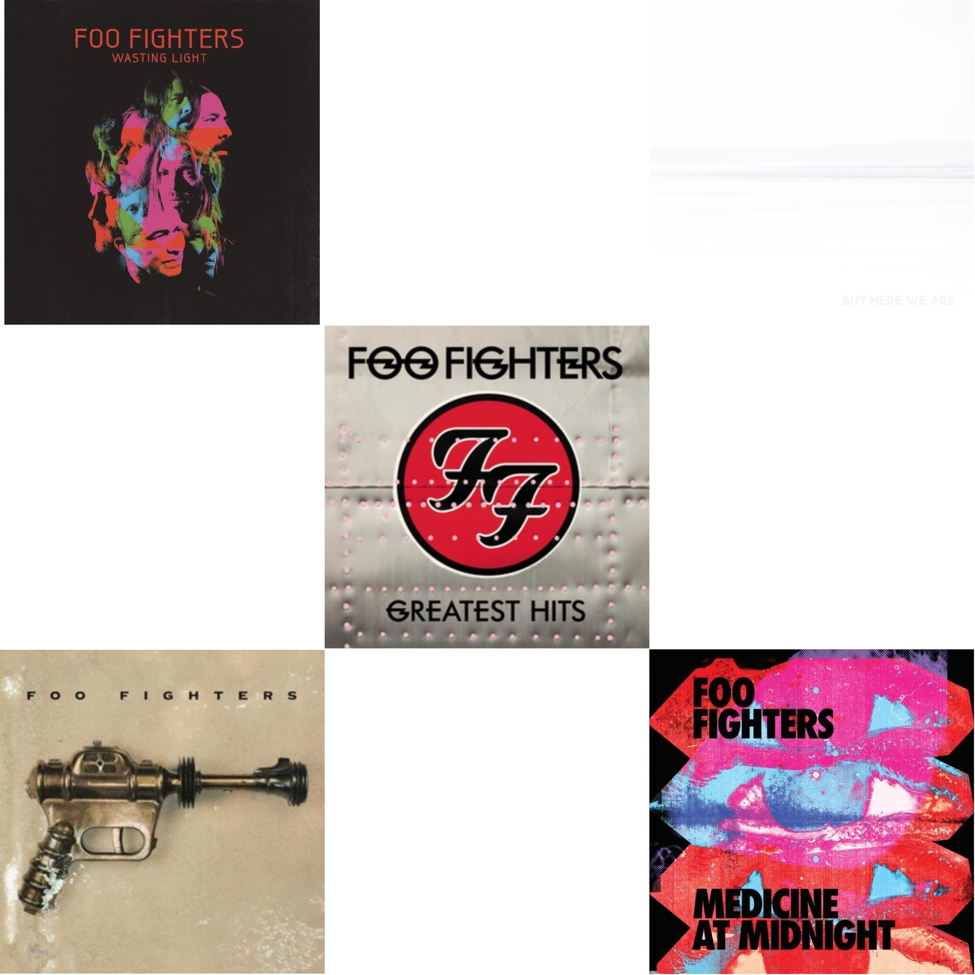 Medicine At Midnight (140G) & But Here We Are & Greatest Hits (2LP/Dl Card/Gatefold) & Wasting Light (2LP/Dl Card/Gatefold) & Foo Fighters (Dl Card)