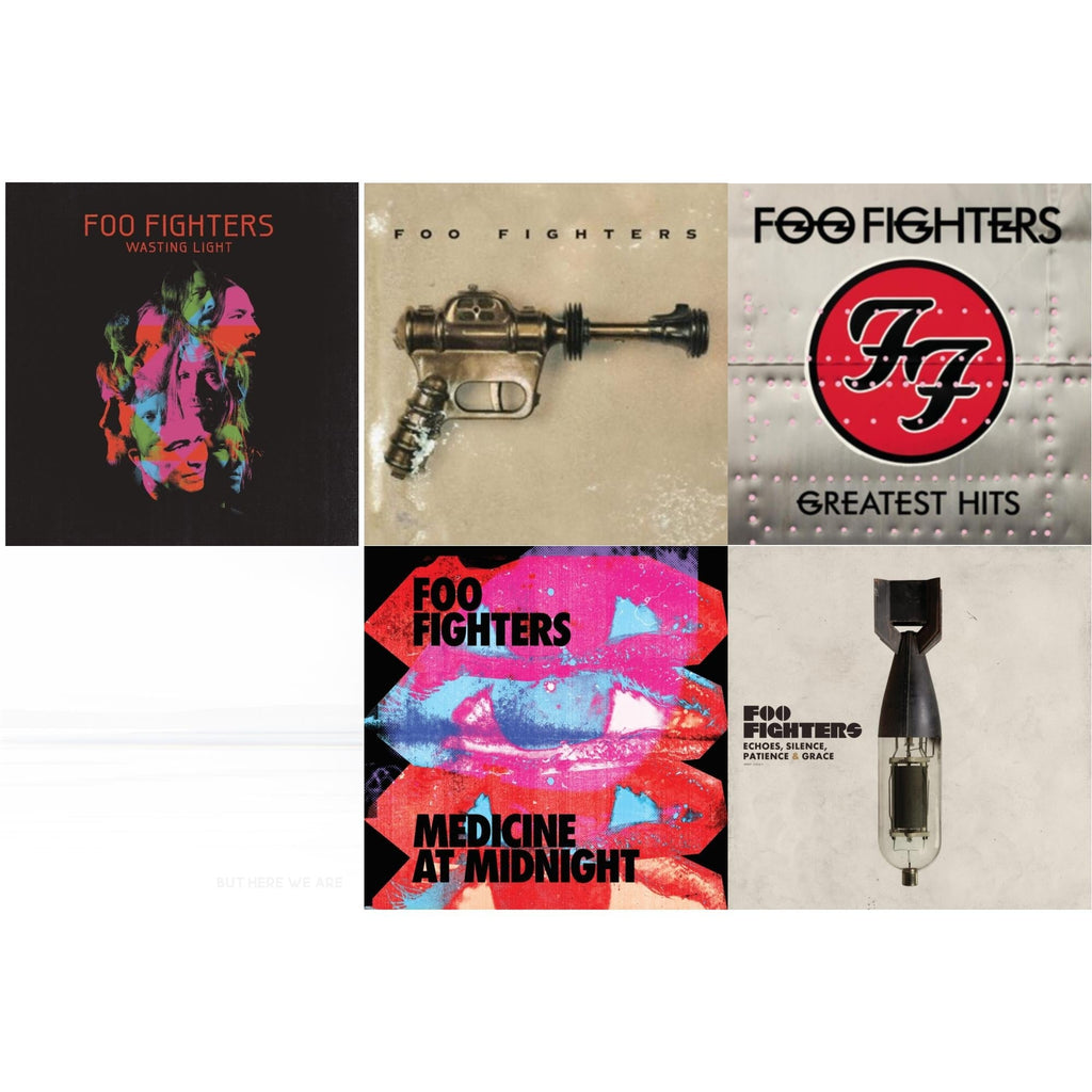 Medicine At Midnight (140G) & But Here We Are & Echoes Silence Patience & Grace & Greatest Hits (2LP/Dl Card/Gatefold) & Wasting Light (2LP/Dl Card/Gatefold) & Foo Fighters (Dl Card)