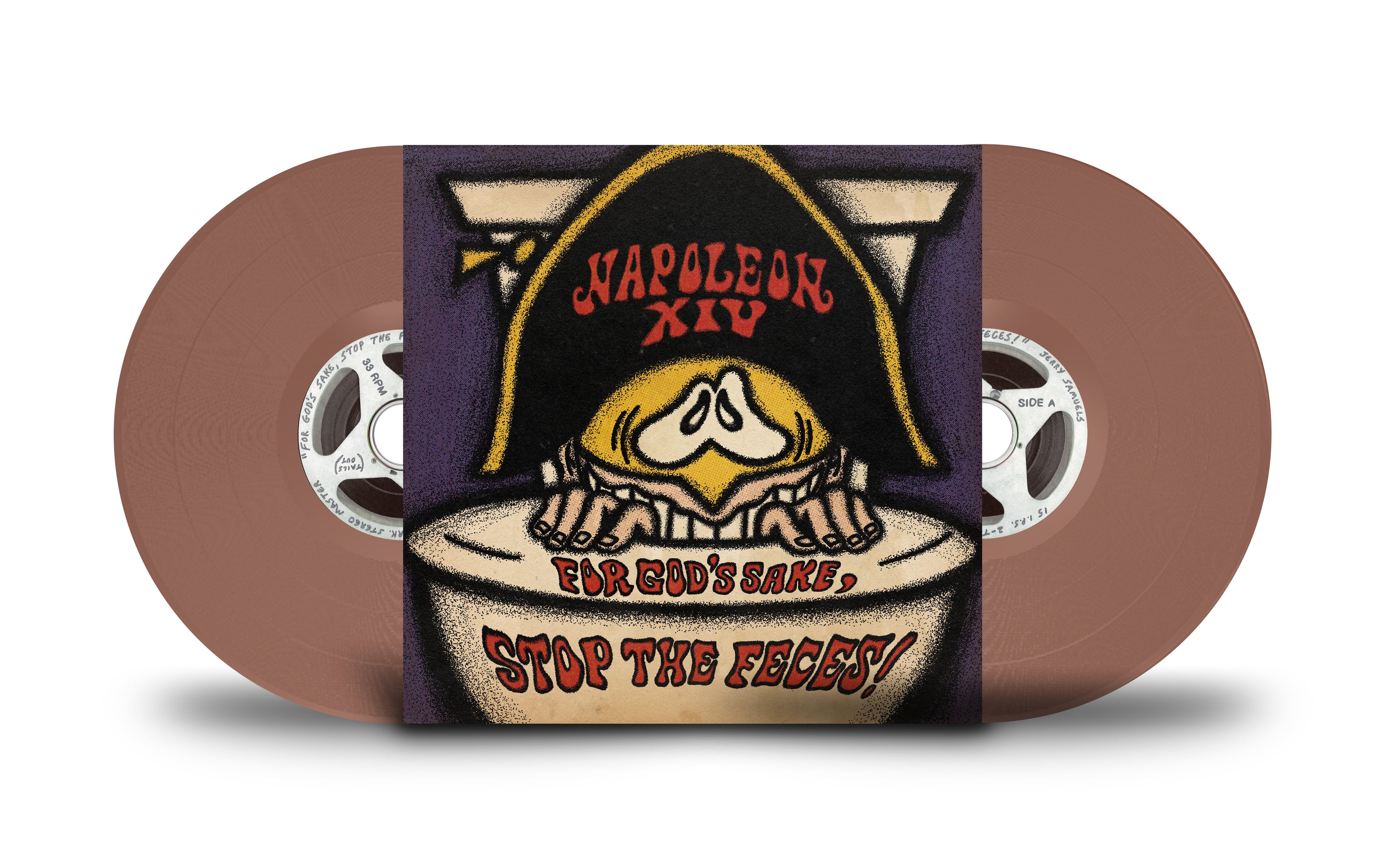 For God's Sake, Stop the Feces! - Ridiculous Brown LP Vinyl Record