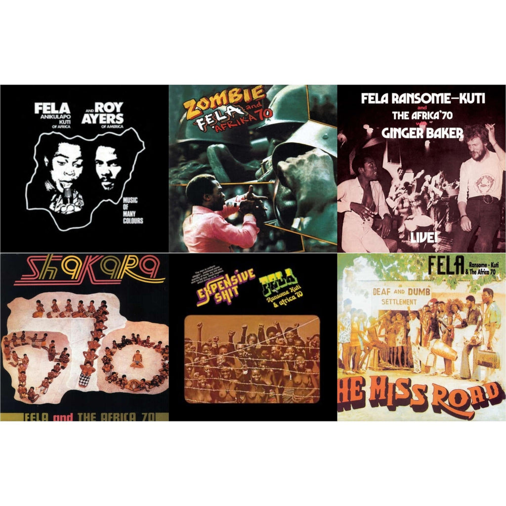 Music Of Many Colours & Zombie & Fela Live With Ginger Baker & Shakara & Expensive Shit & He Miss Road