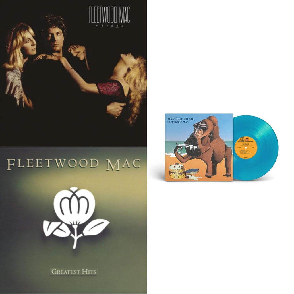 Fleetwood Mac - Mirage & Greatest Hits & Mystery To Me (Ocean-Blue LP Vinyl) (Rocktober)