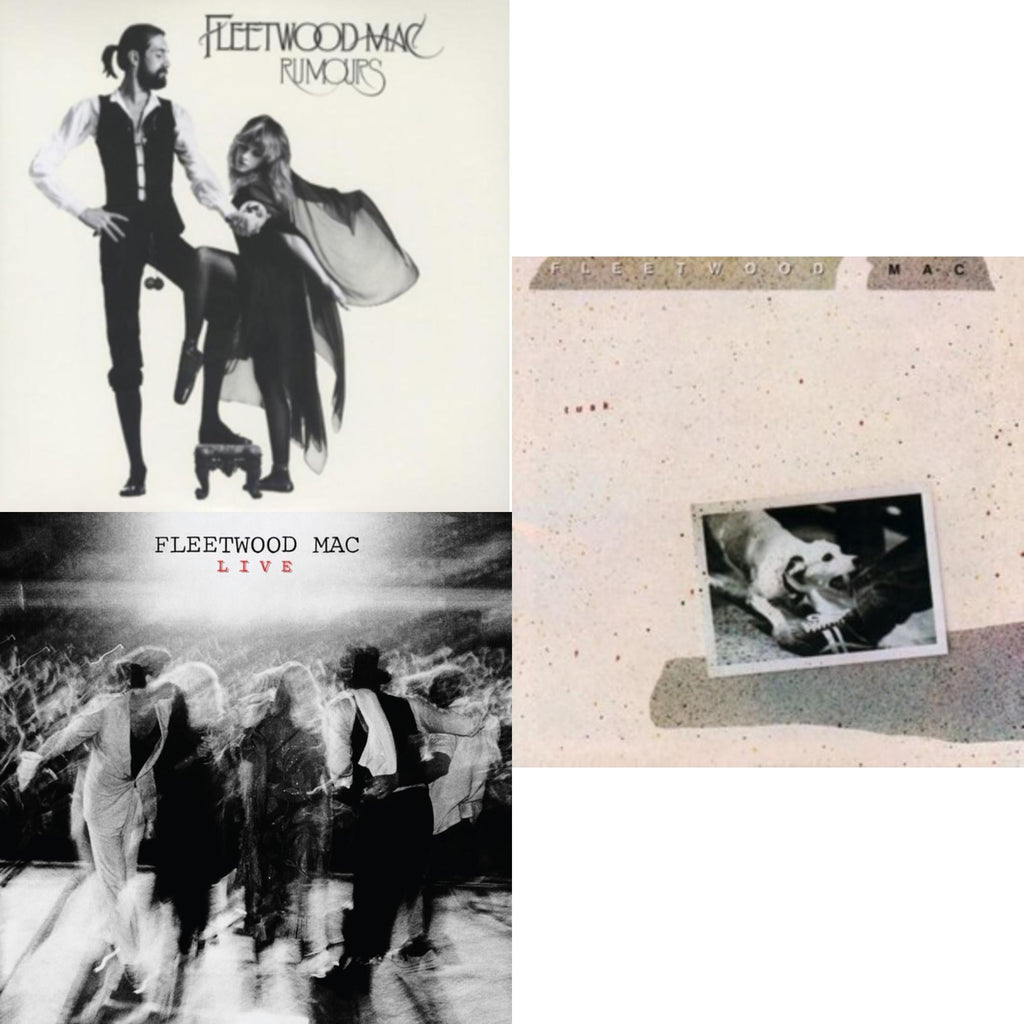 Fleetwood Mac - Rumours (2LP/45RPM/Deluxe) & Fleetwood Mac Live (Super Deluxe Edition/2LP/3CD/7Inch) & Tusk (2LP)