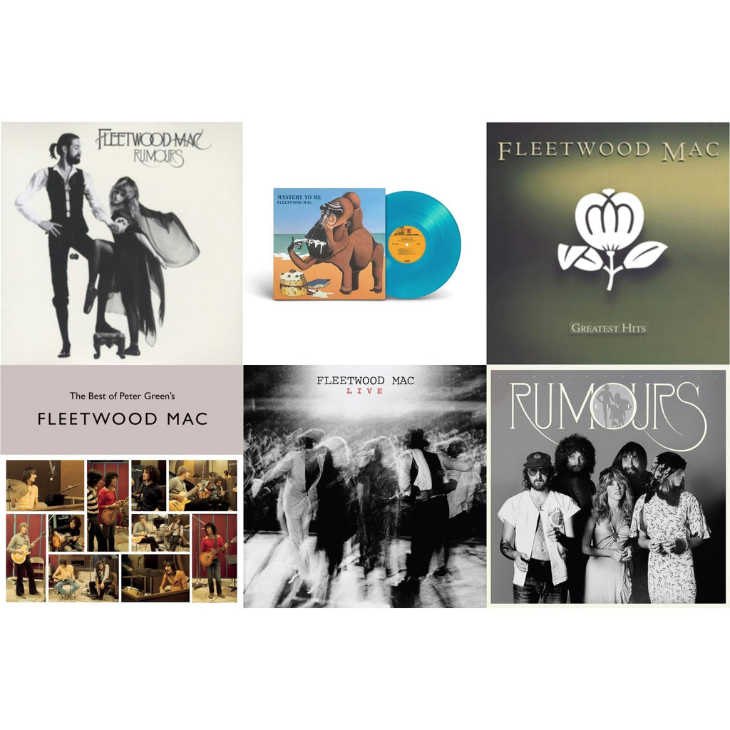 Fleetwood Mac - Greatest Hits & Rumours (2LP/45RPM/Deluxe) & Best Of Peter Green's Fleetwood Mac (2LP/140G) & Mystery To Me (Ocean-Blue LP Vinyl) (Rocktober) & Fleetwood Mac Live (Super Deluxe Edition/2LP/3CD/7Inch) & Rumours Live (2LP)