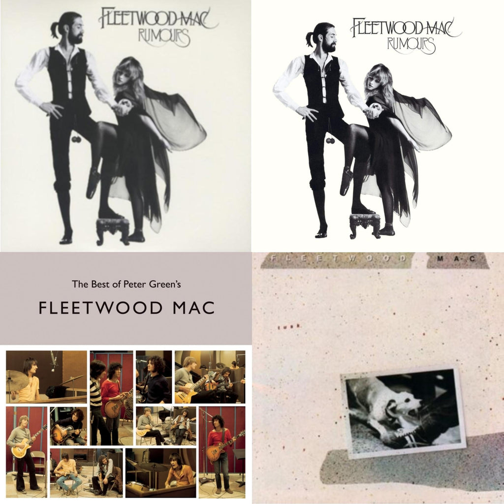 Fleetwood Mac - Rumours (2LP/45RPM/Deluxe) & Rumours & Best Of Peter Green's Fleetwood Mac (2LP/140G) & Tusk (2LP)