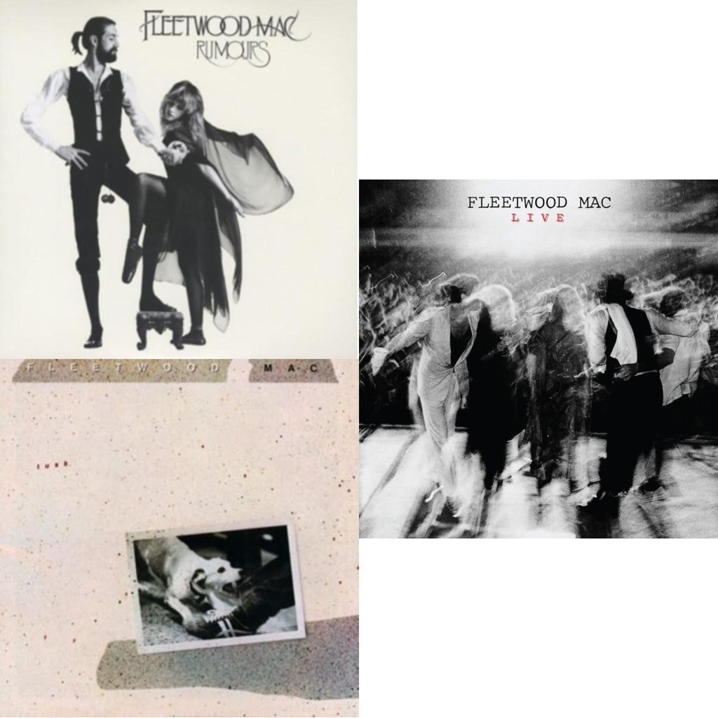 Fleetwood Mac - Rumours (2LP/45RPM/Deluxe) & Tusk (2LP) & Fleetwood Mac Live (Super Deluxe Edition/2LP/3CD/7Inch)