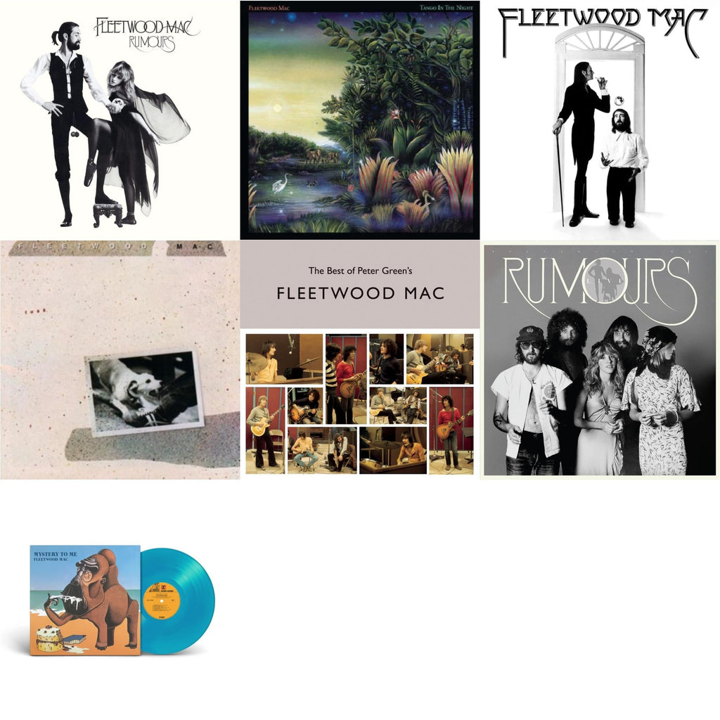 Fleetwood Mac - Rumours & Tango In The Night & Fleetwood Mac & Tusk (2LP) & Best Of Peter Green's Fleetwood Mac (2LP/140G) & Rumours Live (2LP) & Mystery To Me (Ocean-Blue LP Vinyl) (Rocktober)