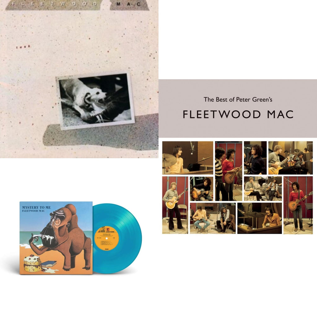 Fleetwood Mac - Best Of Peter Green's Fleetwood Mac (2LP/140G) & Mystery To Me (Ocean-Blue LP Vinyl) (Rocktober) & Tusk (2LP)