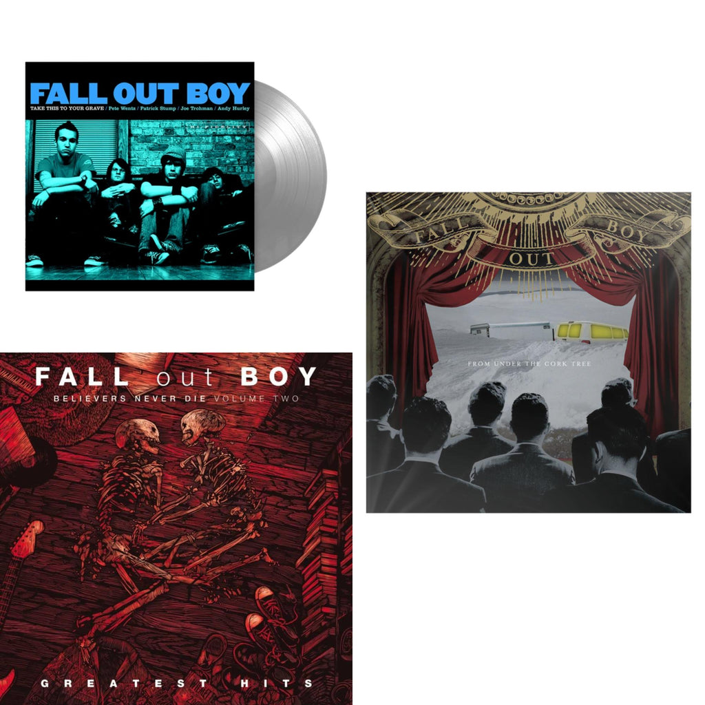 Fall Out Boy - Take This To Your Grave (Fbr 25Th Anniversary Edition/Silver LP Vinyl) & Believers Never Die (Vol. 2) & From Under The Cork Tree