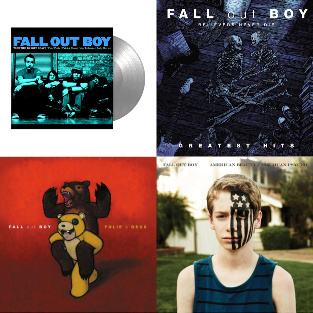 Take This To Your Grave (Fbr 25Th Anniversary Edition/Silver LP Vinyl) & Believers Never Die (2LP) & Folie A Deux & American Beauty / American Psycho