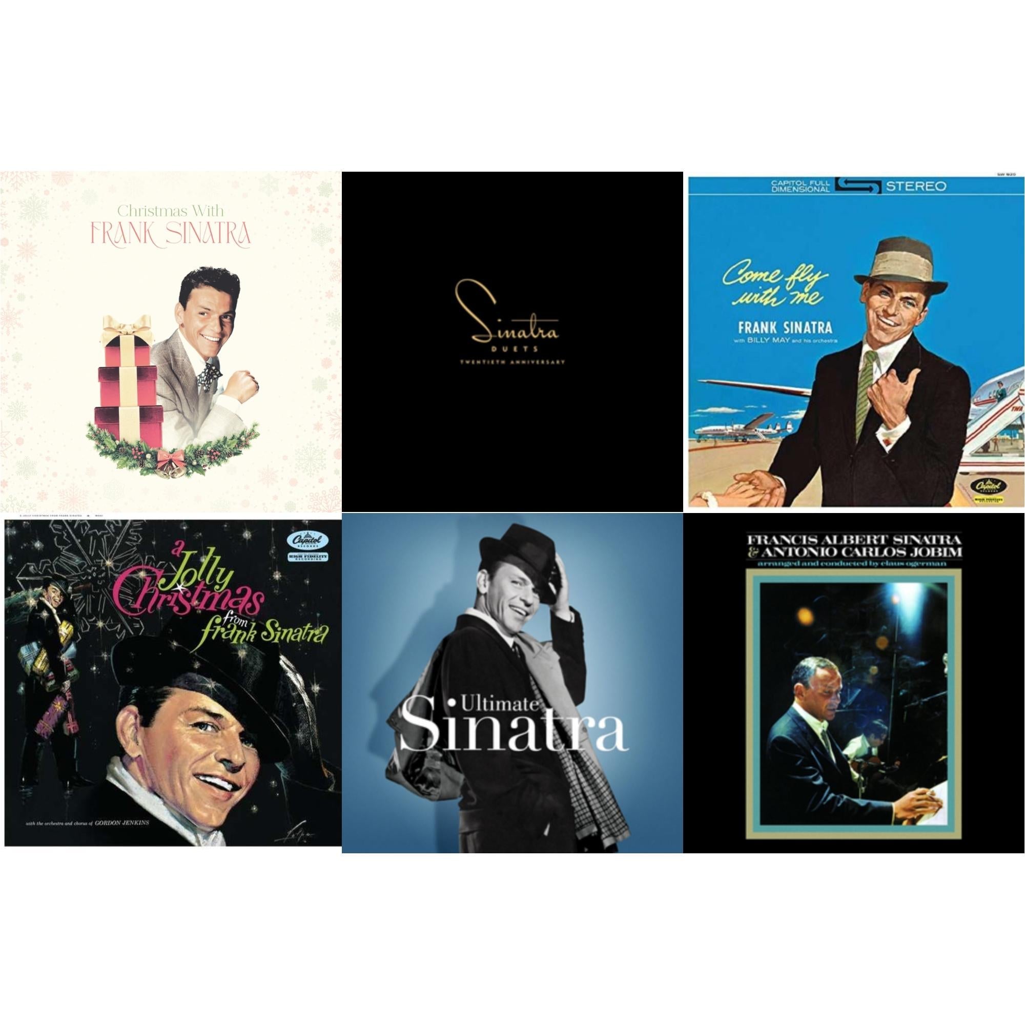 Frank Sinatra - Christmas With Frank Sinatra (150G/Opaque White LP Vinyl) & Duets & Come Fly With Me & Jolly Christmas From Frank Sinatra  & Ultimate Sinatra & Francis Albert Sinatra & Antonio Carlos Jobim
