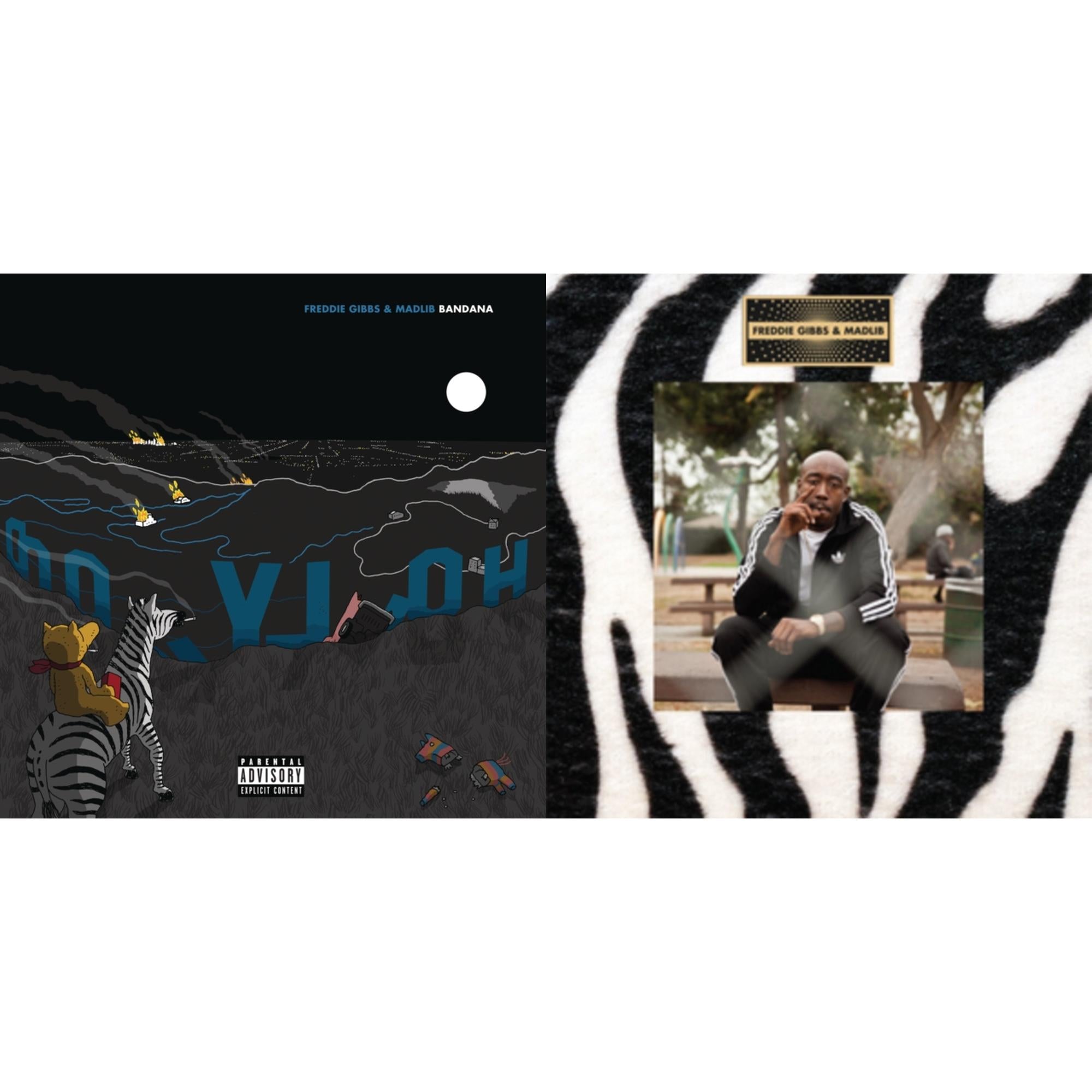 Freddie & Madlib Gibbs - Bandana (X) (150G) & Pinata - LP Vinyl Bundle
