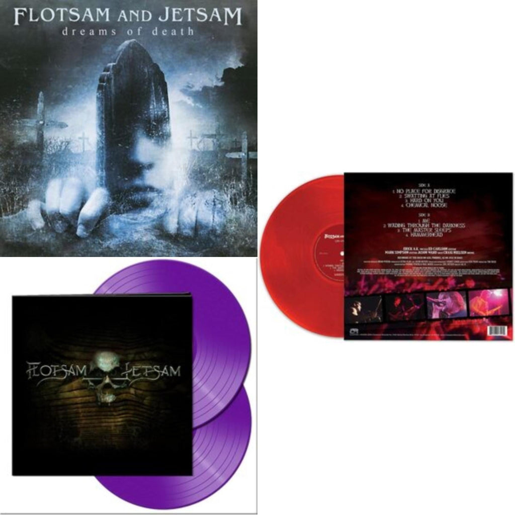 Dreams Of Death (Clear LP Vinyl) & Flotsam & Jetsam (Purple LP Vinyl) & Live In Phoenix (Red LP Vinyl)