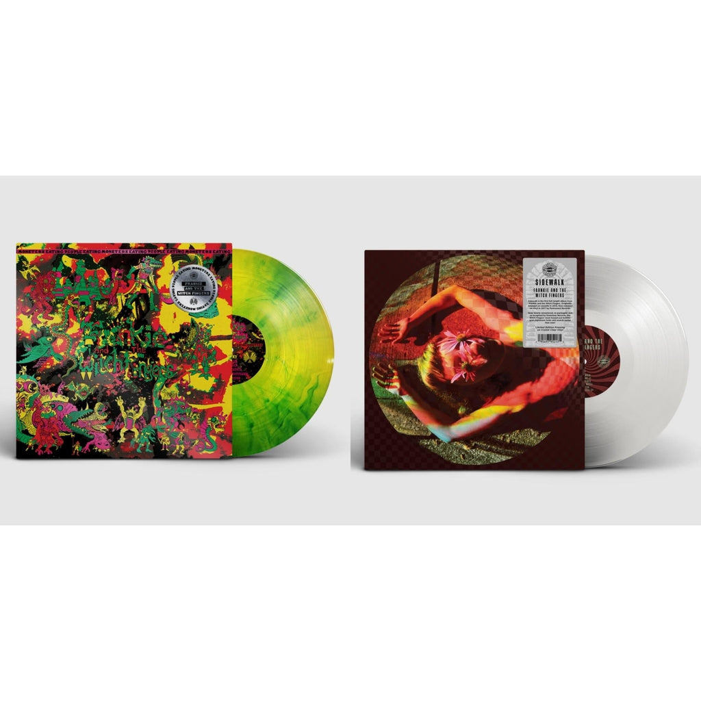 Frankie & The Witch Fingers - Monsters Eating People Eating Monsters... (Green Galaxy LP Vinyl) & Sidewalk (Limited Edition/Clear LP Vinyl)