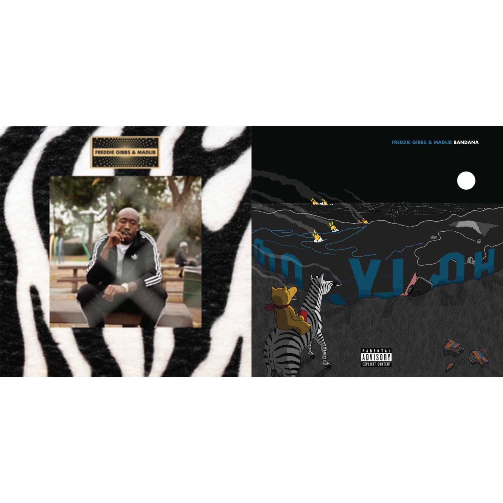 Freddie & Madlib Gibbs - Bandana (X) (150G) & Pinata - LP Vinyl Bundle