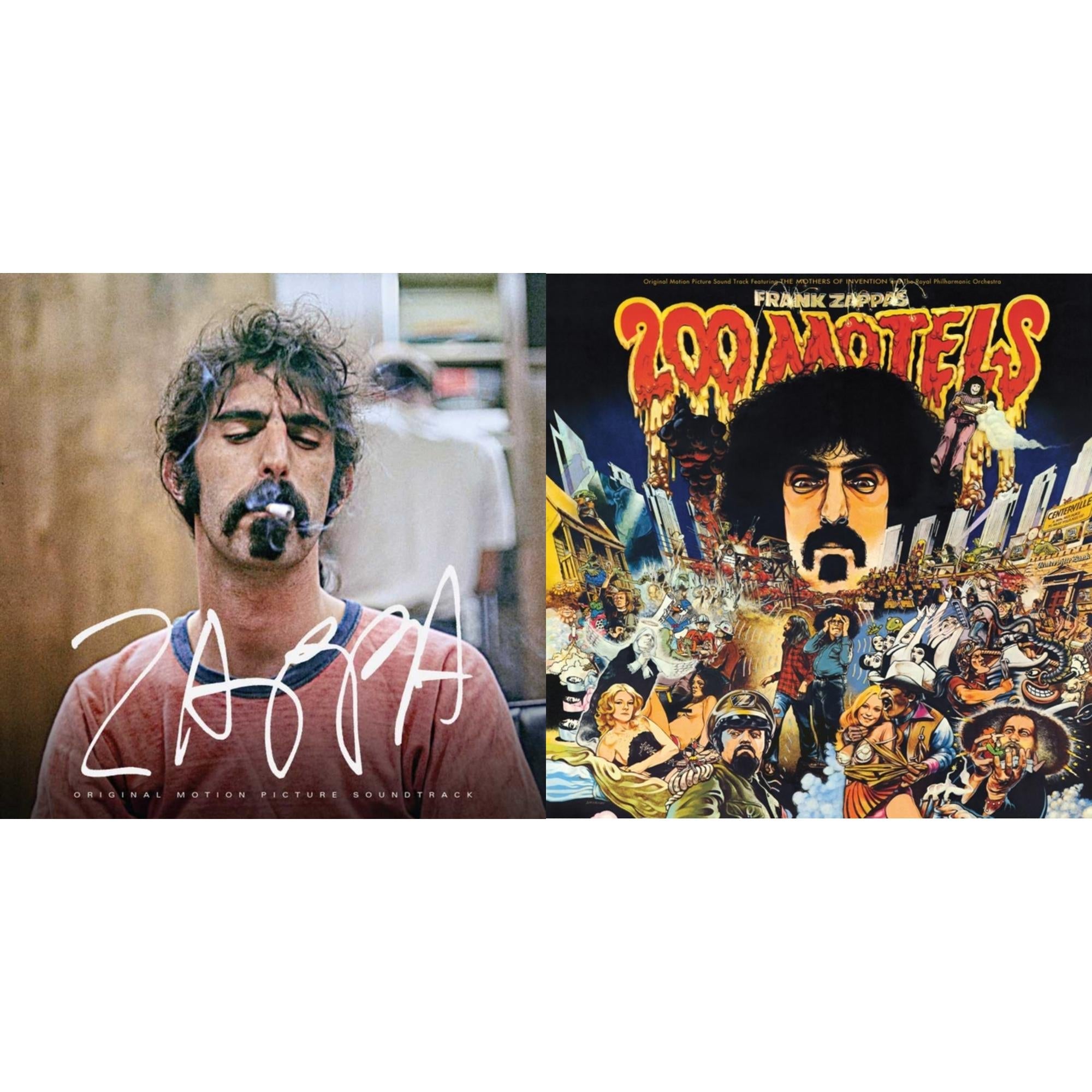 Frank Zappa - Zappa Ost (2LP/Crystal Clear Vinyl/180G) & 200 Motels Ost (50Th Anniversary) (2LP)