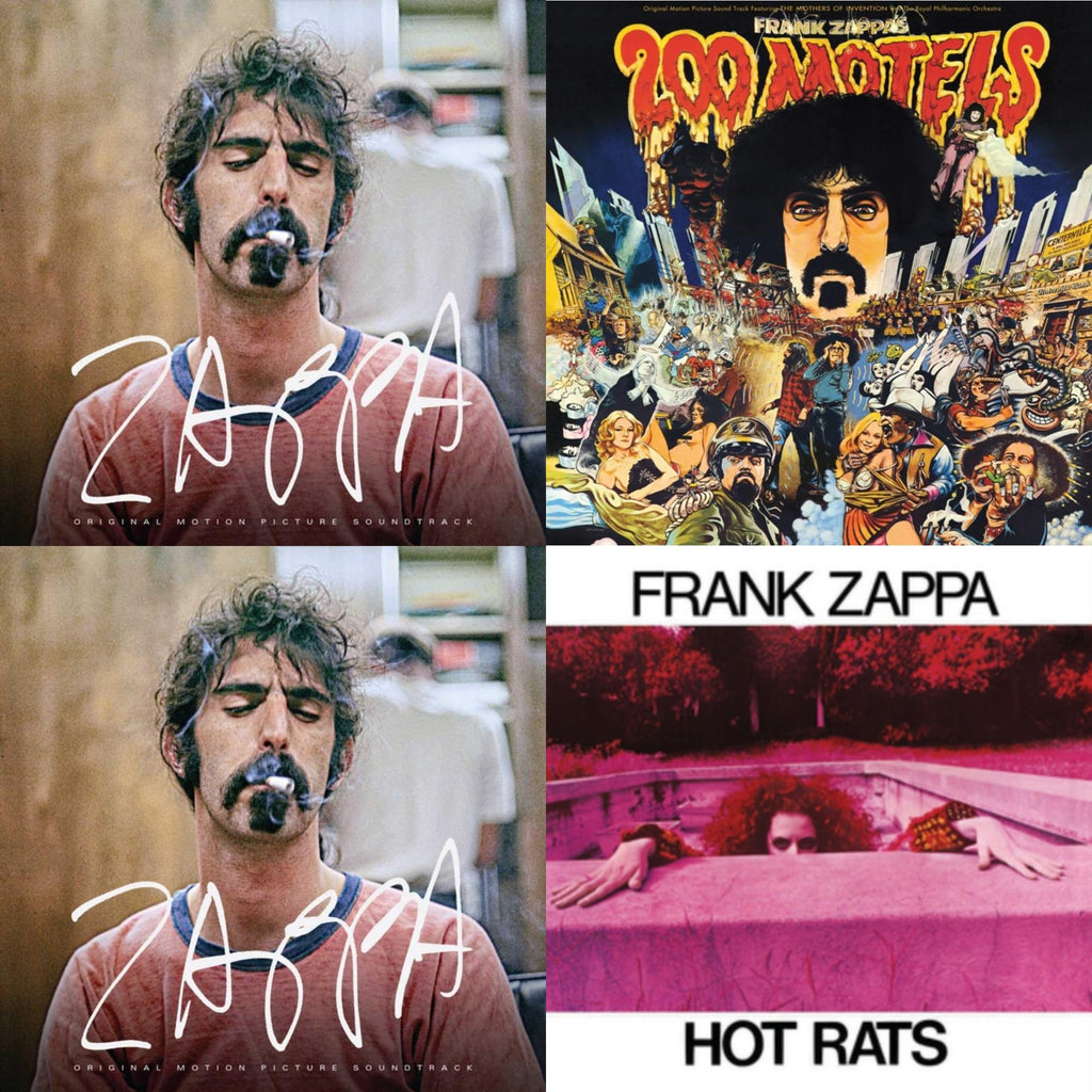 Frank Zappa - Zappa Ost (5LP/180G) & Zappa Ost (2LP/Crystal Clear Vinyl/180G) & 200 Motels Ost (50Th Anniversary) (2LP) & Hot Rats