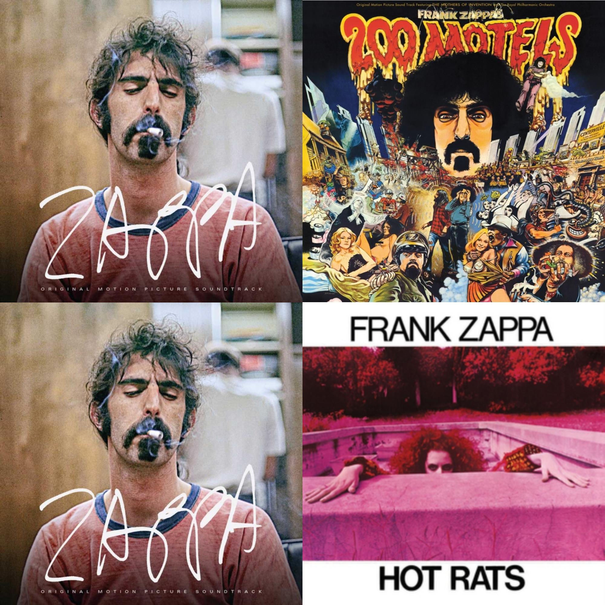 Frank Zappa - Zappa Ost (5LP/180G) & Zappa Ost (2LP/Crystal Clear Vinyl/180G) & 200 Motels Ost (50Th Anniversary) (2LP) & Hot Rats