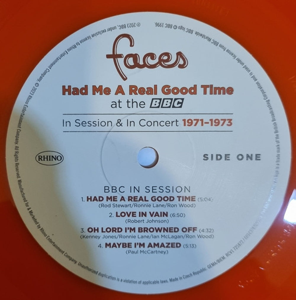 Faces – Had Me A Real Good Time at the BBC (LP Vinyl) Vinyl Record