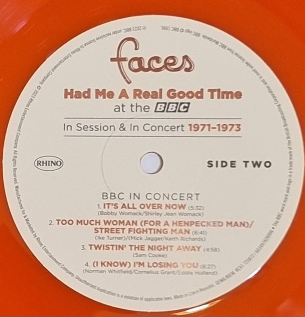 Faces – Had Me A Real Good Time at the BBC (LP Vinyl) Vinyl Record