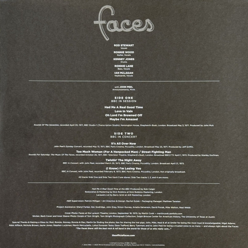 Faces – Had Me A Real Good Time at the BBC (LP Vinyl) Vinyl Record