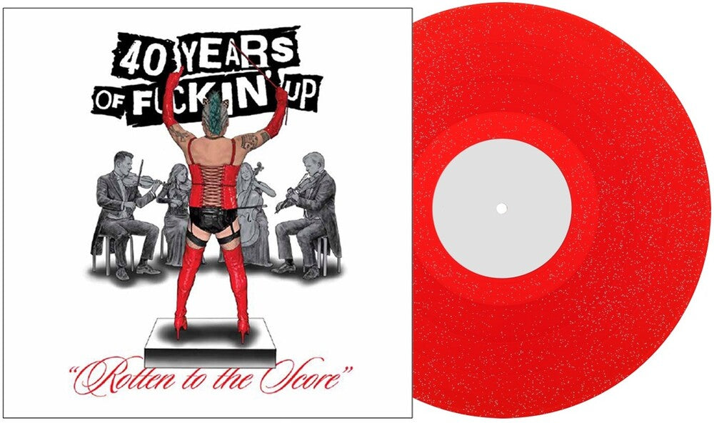 Fat Mike – Rotten to the Score: The 40 Years of Fuckin' Up Original Score  (Red Silver Glitter  LP Vinyl) Vinyl Record