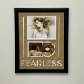 Taylor Swift Signed CD Cover Framed PSA/DNA Fearless Autographed