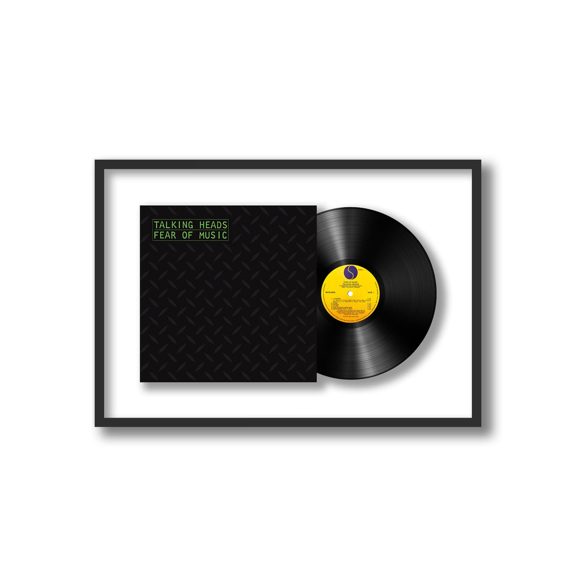 Talking Heads - Fear of Music - Framed Vinyl Record
