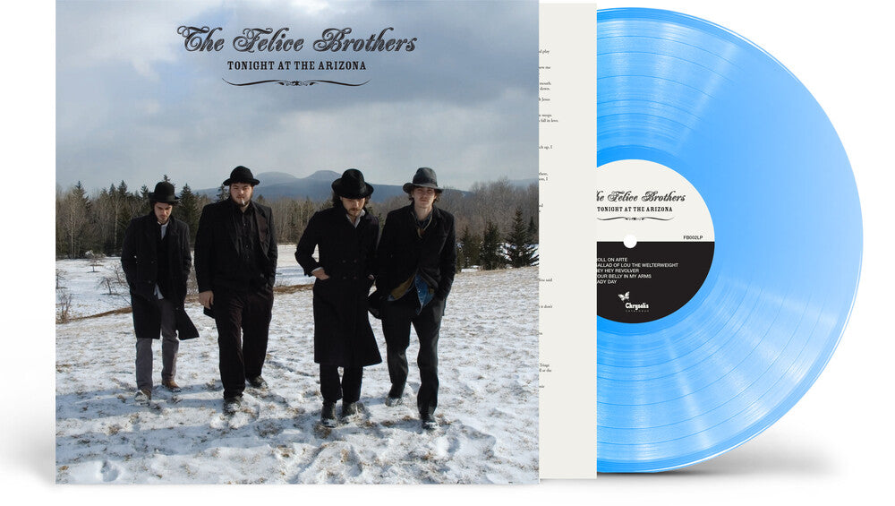 The Felice Brothers – Tonight At The Arizona (Blue LP Vinyl) Vinyl Record