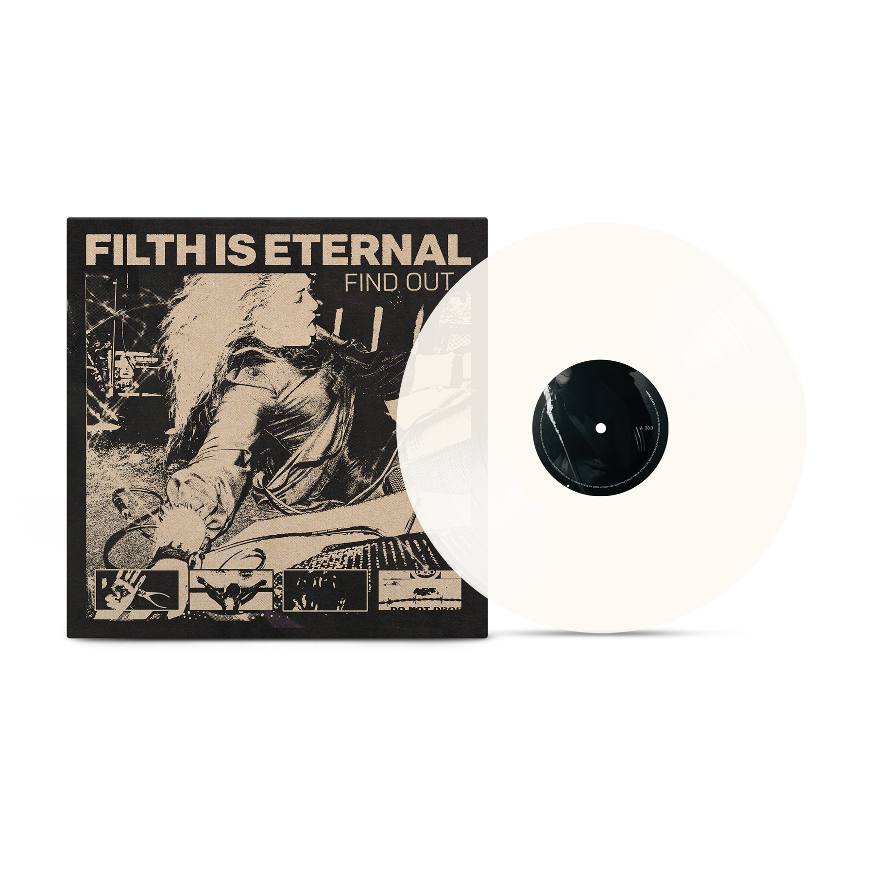 Filth Is Eternal - Find Out Milky Clear Vinyl Record
