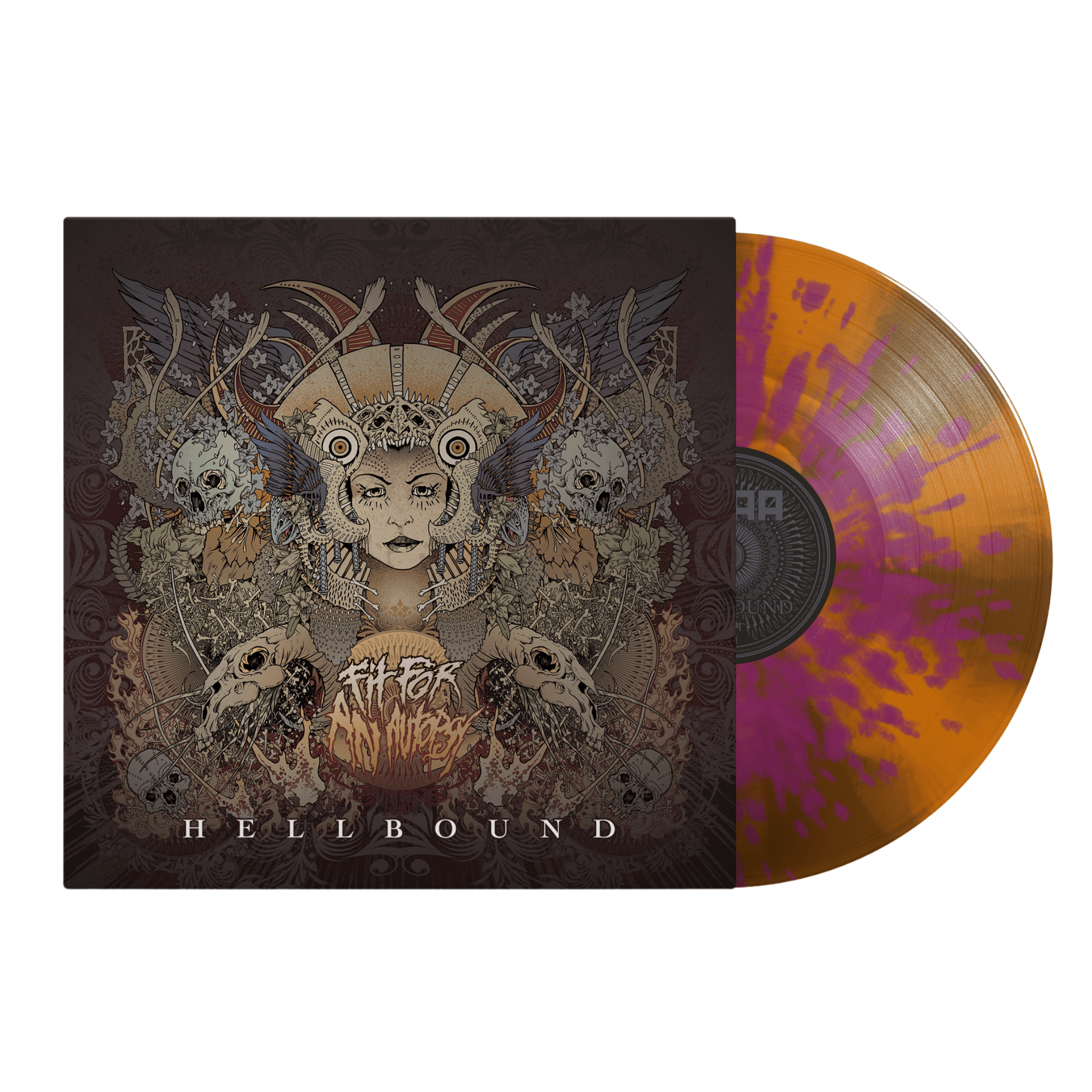 Fit For An Autopsy - "Hellbound" Pinwheel Splatter Vinyl Record