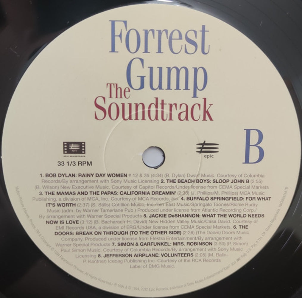 Forrest Gump – The Soundtrack (2-LP Vinyl) Vinyl Record