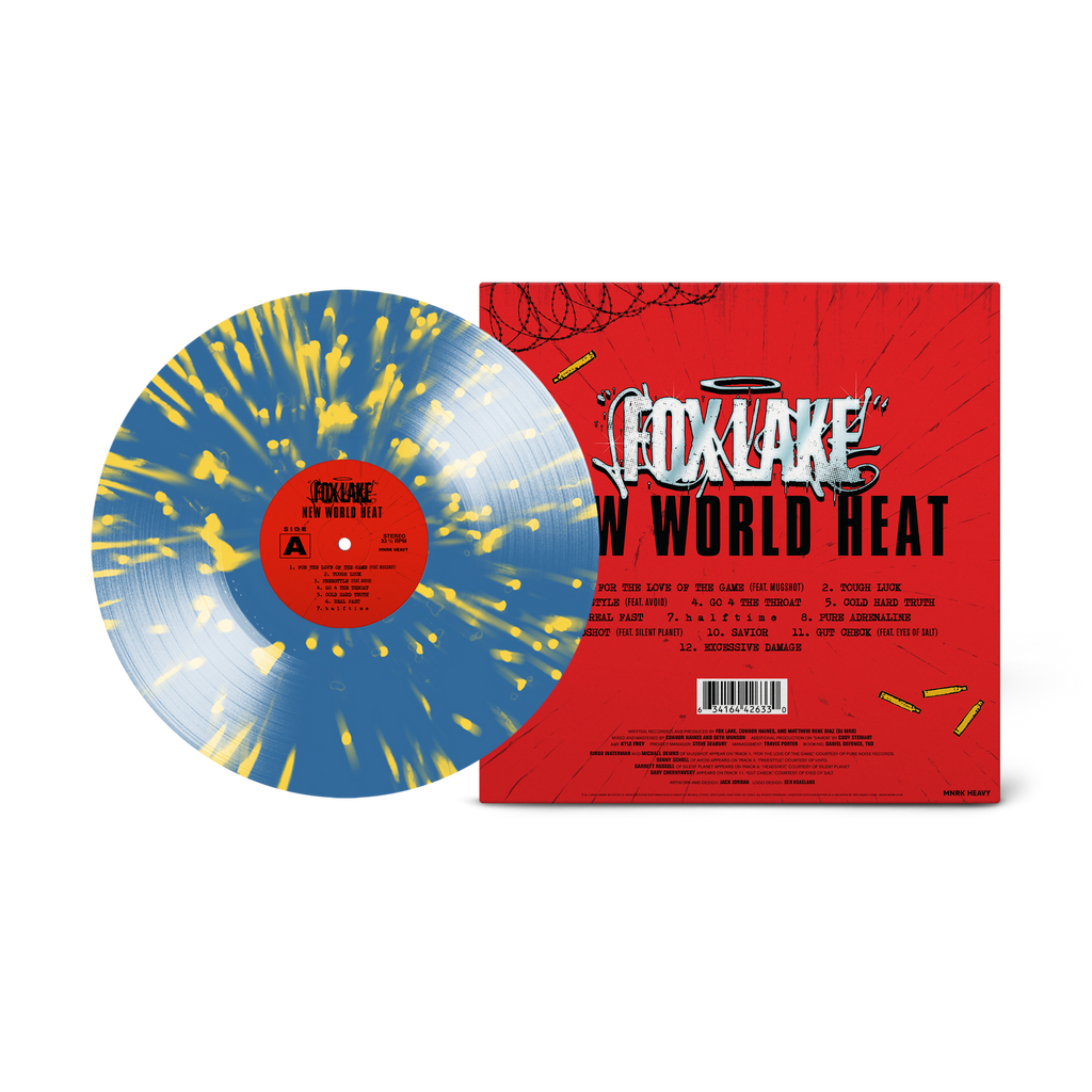 Fox Lake - New World Heat "Adrenaline Splatter" Variant Vinyl Record